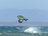 Trick en windsurf sur le spot de windsurf El Yaque au Venezuela proche du club Wind Like Center