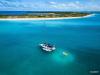 Le bateau El Chaito sur le spot de Los Roques au Venezuela