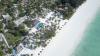 Vue aérienne 2 de l'hôtel Cristal Resort sur le spot de paje à Zanzibar