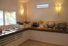 Espace cuisine des bungalows de l'hôtel Dhow Inn
