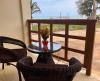 Terrasse des chambres Standard à l'hôtel Mahali à zanzibar sur le spot de kitesurf à Paje