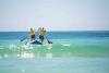 Surfer la vague en SUP à 4 ION CLUB Valdequeros à Tarifa en Espagne