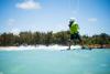 Kitesurf fille vitesse ION CLUB Anse la Baie à Maurice