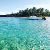 Ile Gosier avec eau turquoise