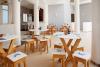 Salle de repas de l'hébergement à Cala Da Lua à Boa Vista au Cap Vert
