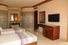 Chambre avec des lits jumeaux au Shams Prestige à Safaga en Egypte 