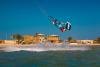 Jump en kitesurf au club 7 th Beaufort à Soma bay en Egypte