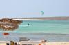 Kitesurf sur le spot de Boa Vista dans le club Boavista Windclub au Cap Vert