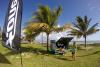 Plage du club nautique du Vauclin en Martinique dans les Antilles 