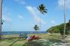 Zone de kitesurf au centre nautique du Vauclin en martinique dans les Antilles 