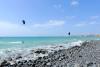 Kitesurf en eaux cristallines et plages de galets au Cap Vert sur le spot de Sal Leme Bedje au centre ION CLUB