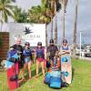 Client kitesurfer heureux chez Maximum kite