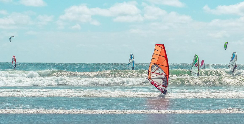 Windsurf sur le spot de Viana do Castelo au Portugal
