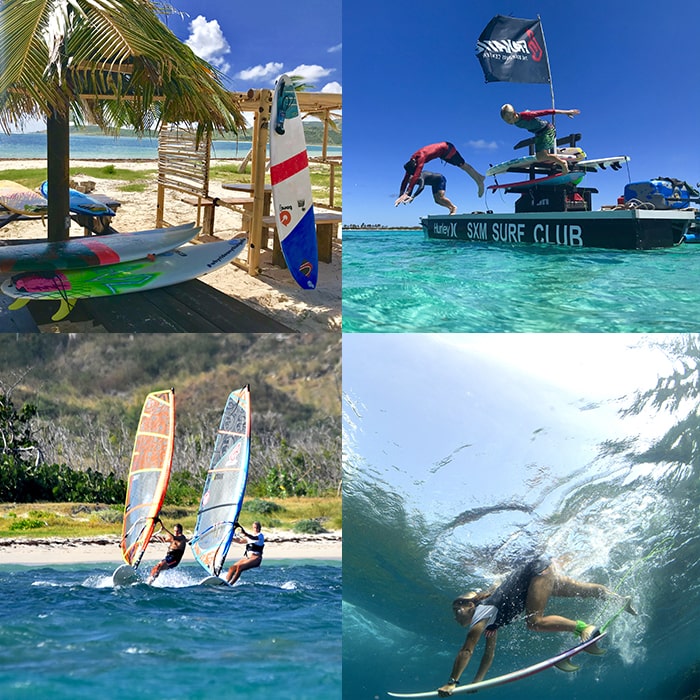 Club windsurf et surf Windy Reef a Saint Martin aux Antilles