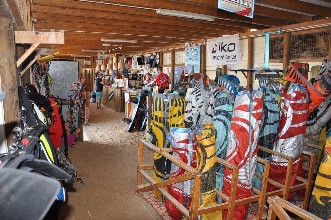 Le centre de kitesurf René Egli à Fuerteventura