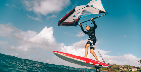 Ride en wingfoil