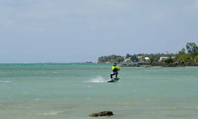 Spot kitesurf et windsurf anse la raie ile maurice