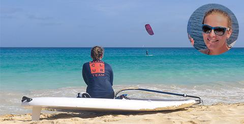 Découverte des spots kitesurf et windsurf au Cap Vert avec Barbara Gris