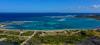 Vue aérienne de saint-Martin et son spot de windsurf et kitesurf