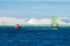 ride en windsurf sur le spot de lac bay à bonaire