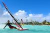 windsurf à bonaire sur le spot de lac bay