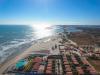 Vue d'ensemble du spot de kitesurf de Parajuru au Brésil