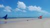 Voiles de kitesurf sur le spot de Taïba