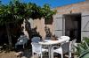 Terrasse extérieure d'une chambre du Bocca Di Feno à Piantarella en Corse