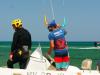 Coaching avec moniteur du pôle nautique sur le spot de gruissan en france