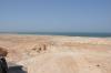 Sur la route du spot de la tour d'Eole à la mer à Dakhla Turtle Bay au Maroc
