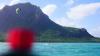 Le rocher du Morne sur le spot du Morne à l'ile Maurice