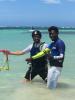 Apprentissage du kitesurf au club LT Kite sur le spot Las Terrenas en République Dominicaine