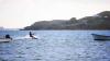 Kitesurfeur en freeride sur le spot de Anse Mourouk a Rodrigues