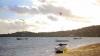 Coucher de soleil sur le spot de kitesurf a Anse Mourouk a Rodrigues