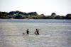 Apprentissage du kitesurf avec 2 kitesurfeurs debutants