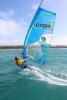 Windsurfeur en navigation sur le spot de Cabarete en République Dominicaine