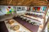 Espace chill à The loop Beach resort au spot de kitesurf de Jambiani à Zanzibar