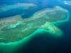 Vue aérienne de la Martinique dans les Antilles