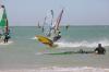 Coaching windsurf ronald Richoux à El Argoub Dakhla sud en logeant sur le camp Heliophora 1